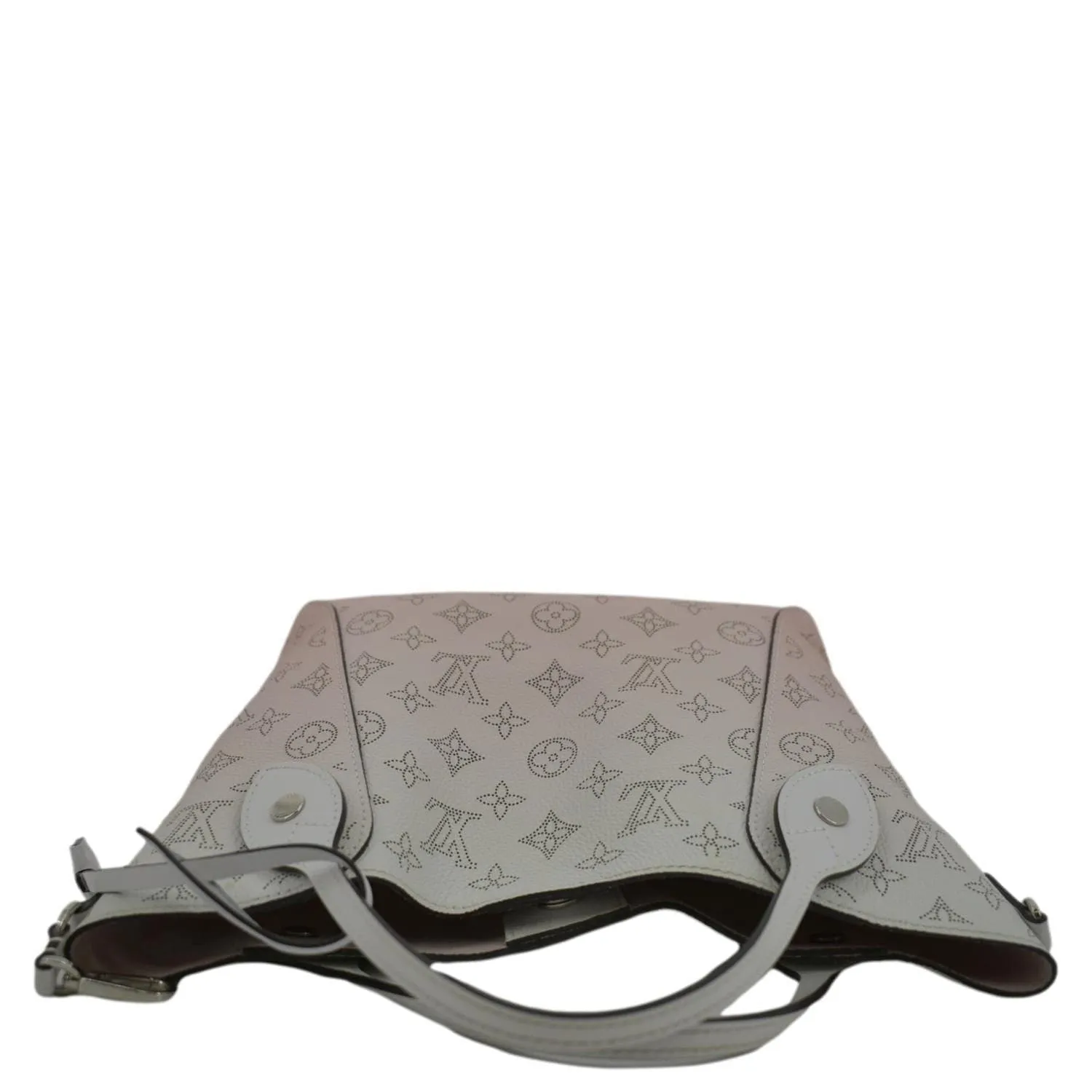 LOUIS VUITTON Hina PM Mahina Leather Tote Shoulder Bag Lilas