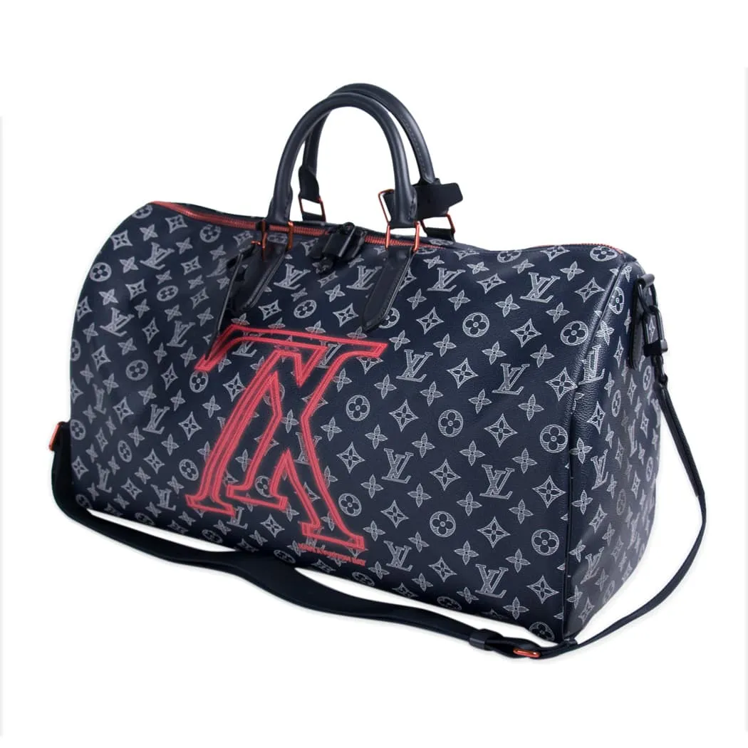 Louis Vuitton Keepall Bandouliere 50 Upside Down