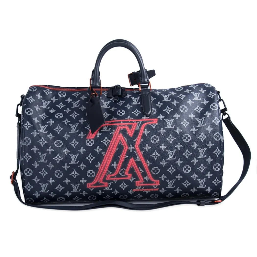 Louis Vuitton Keepall Bandouliere 50 Upside Down