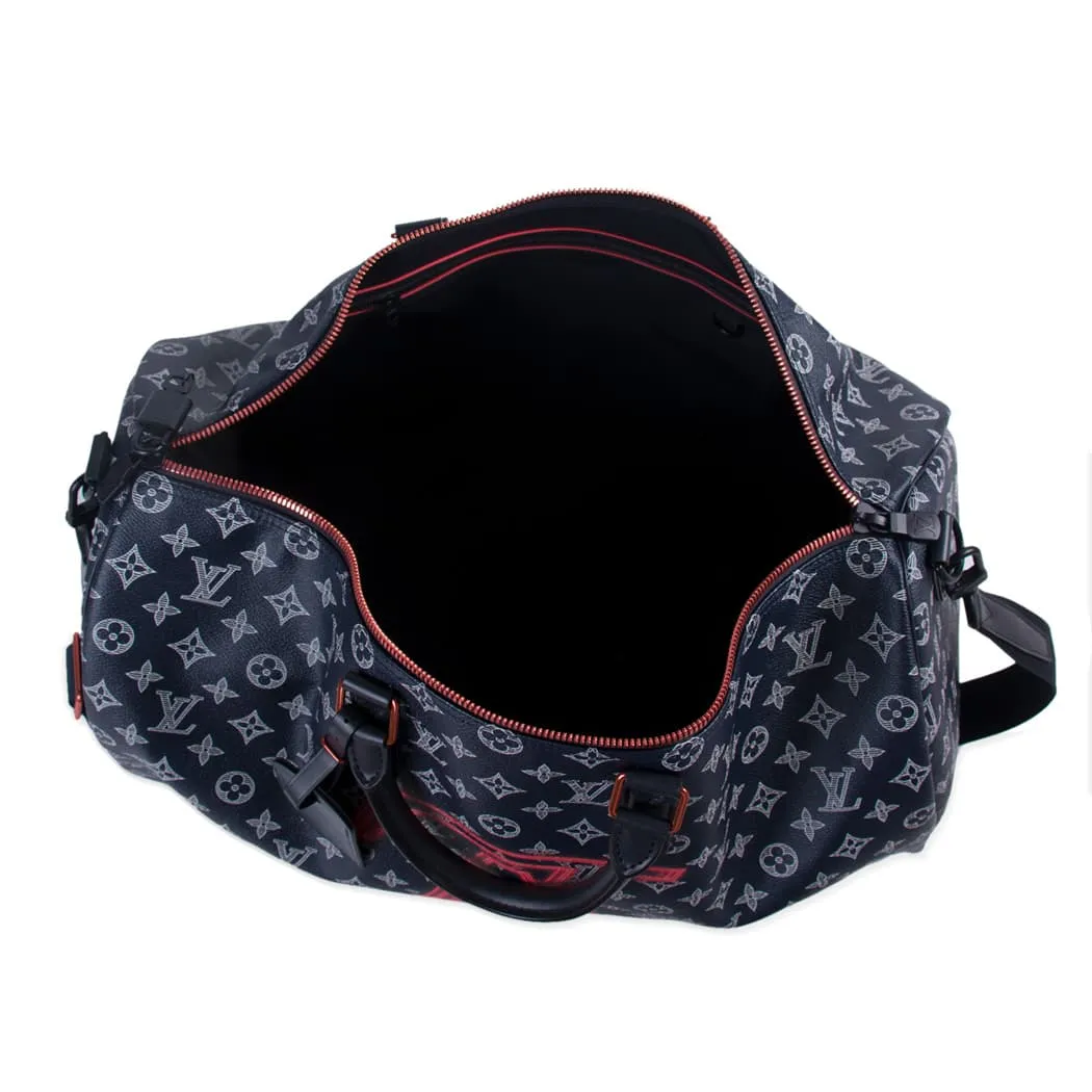 Louis Vuitton Keepall Bandouliere 50 Upside Down