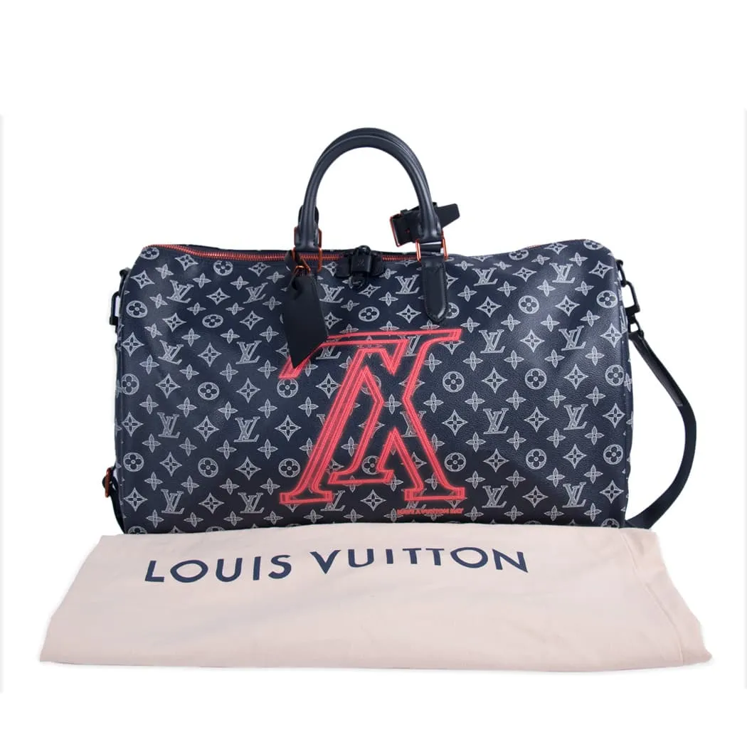 Louis Vuitton Keepall Bandouliere 50 Upside Down