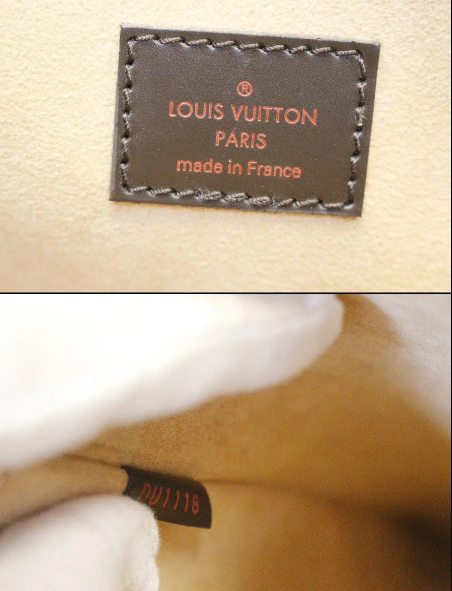 LOUIS VUITTON Kensington Damier Ebene Shoulder Handbag