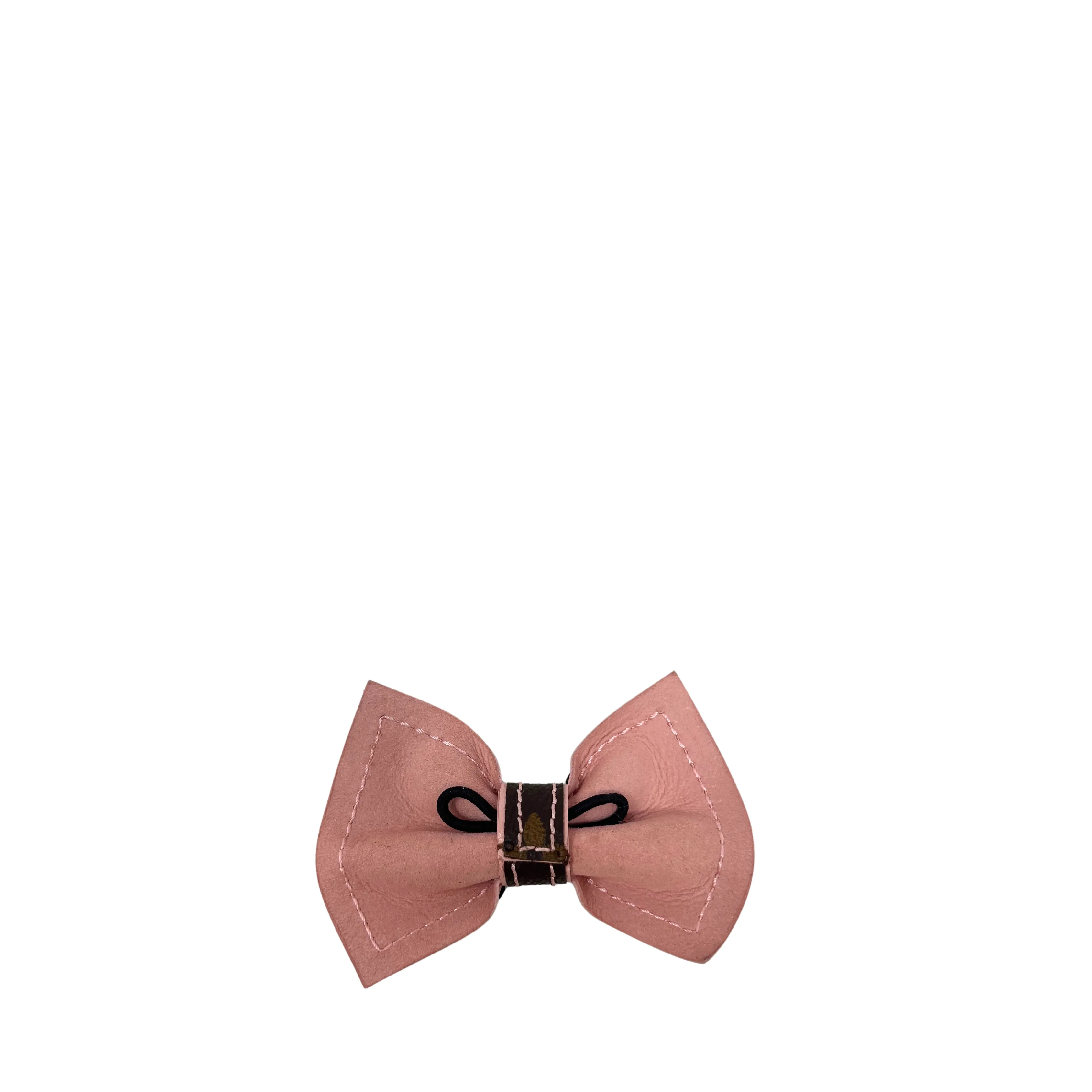 Louis Vuitton Luxury Repurposed Dog Collar Bows