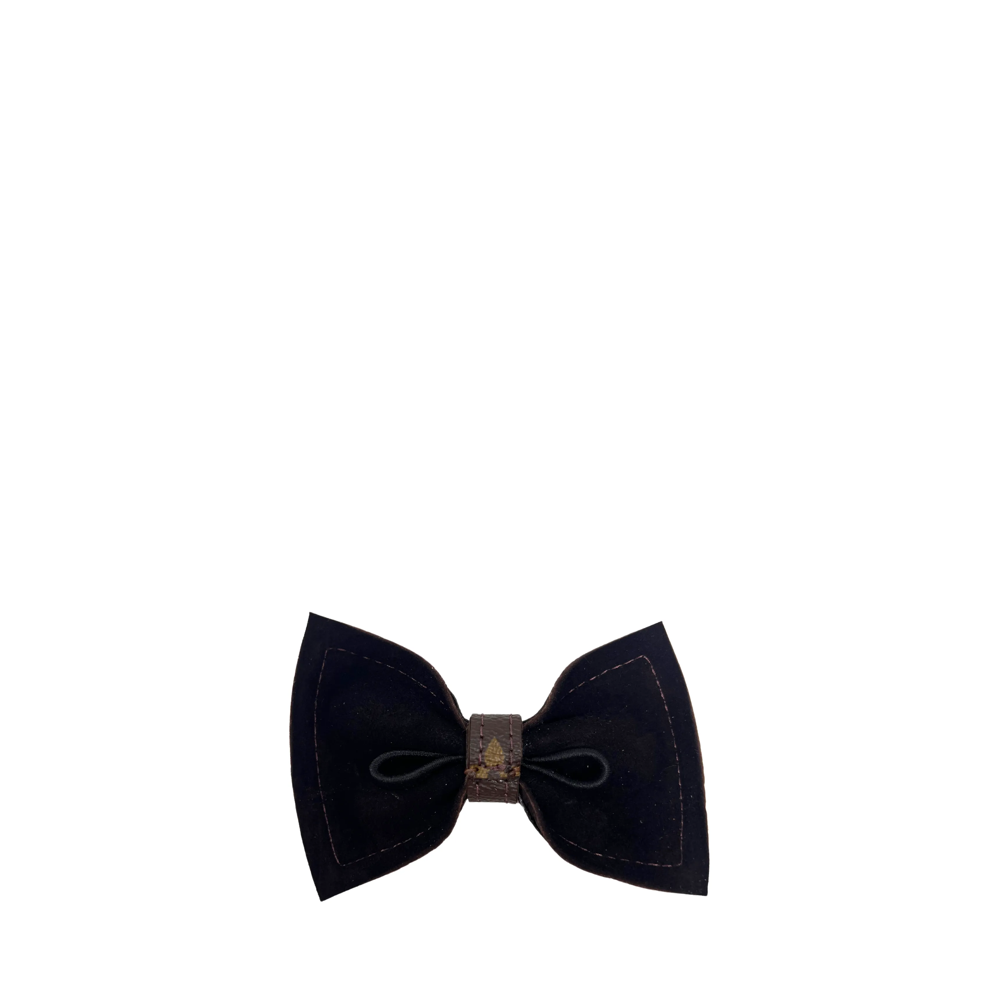 Louis Vuitton Luxury Repurposed Dog Collar Bows