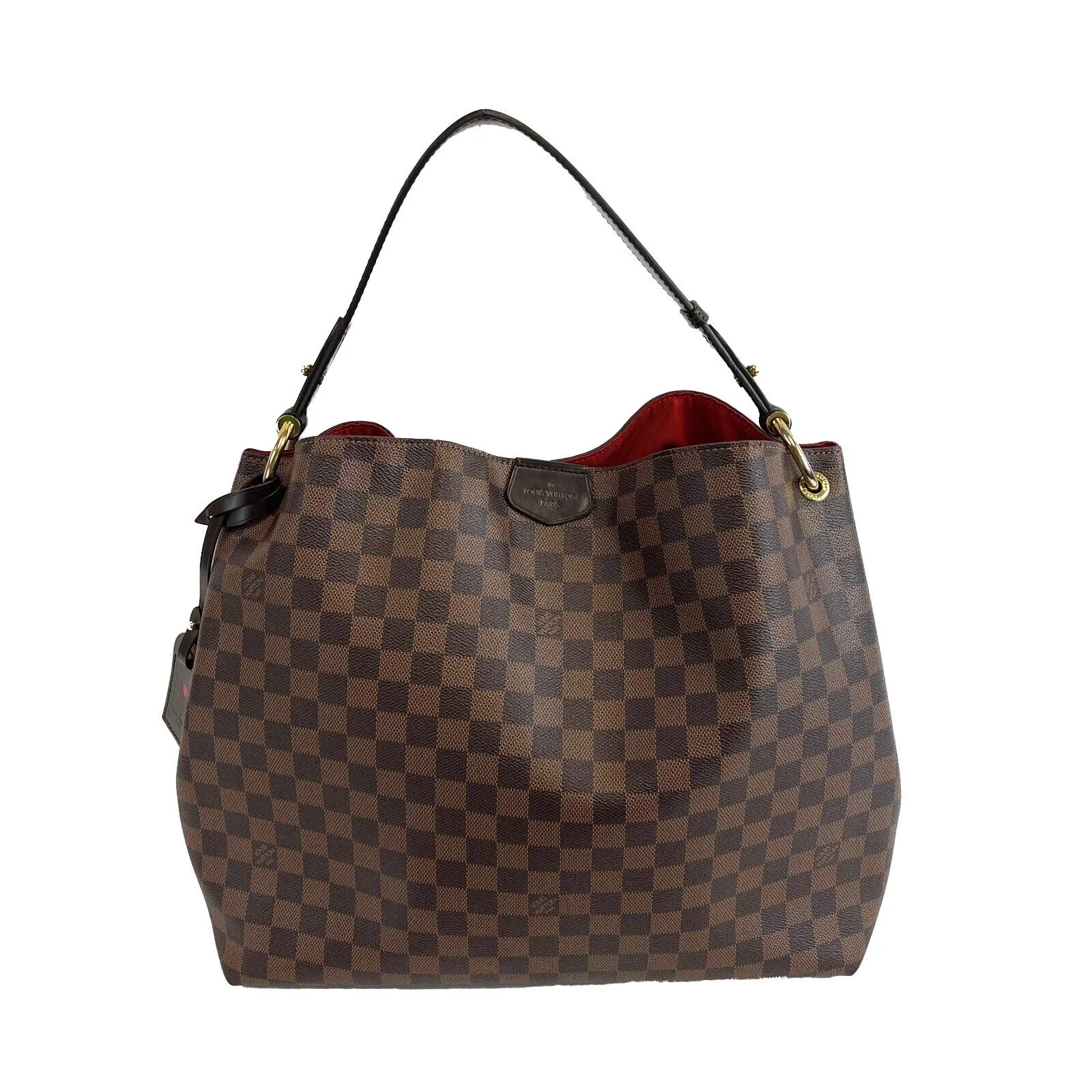 Louis Vuitton - LV - Graceful MM - Brown / Tan Damier Ebene Shoulder Bag