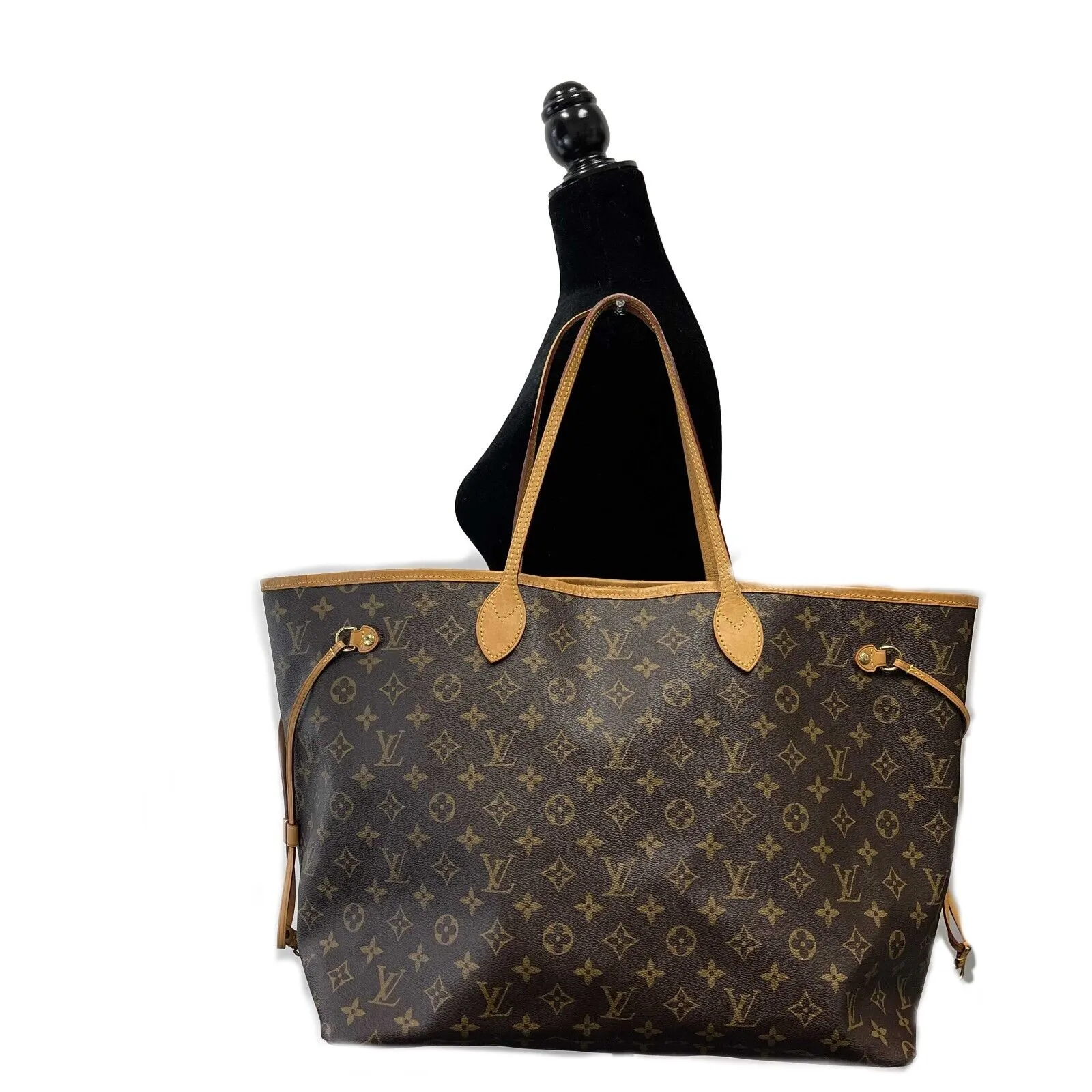 Louis Vuitton - LV Neverfull GM - Brown Monogram Shoulder Bag W / Pouch