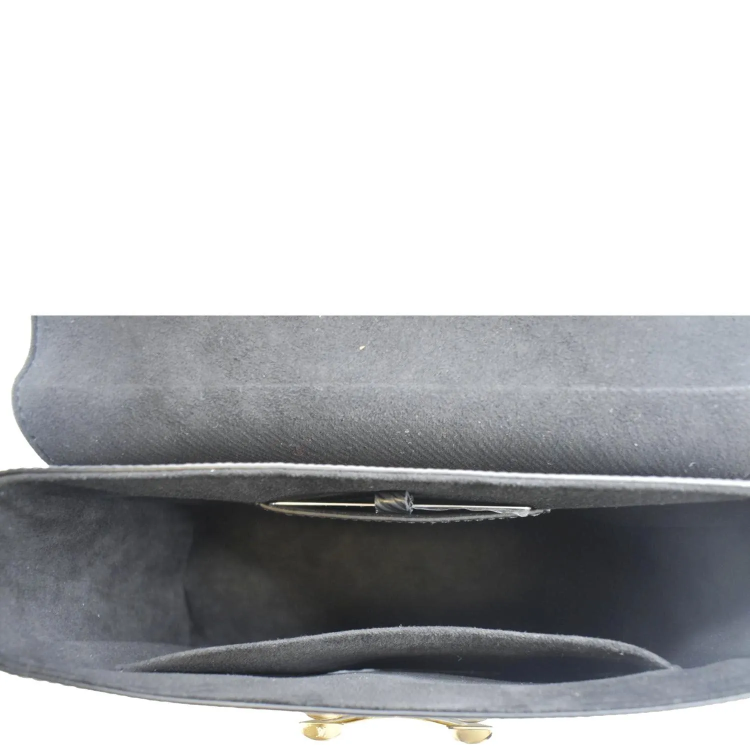 LOUIS VUITTON LV Twist MM Epi Leather Shoulder Bag Black