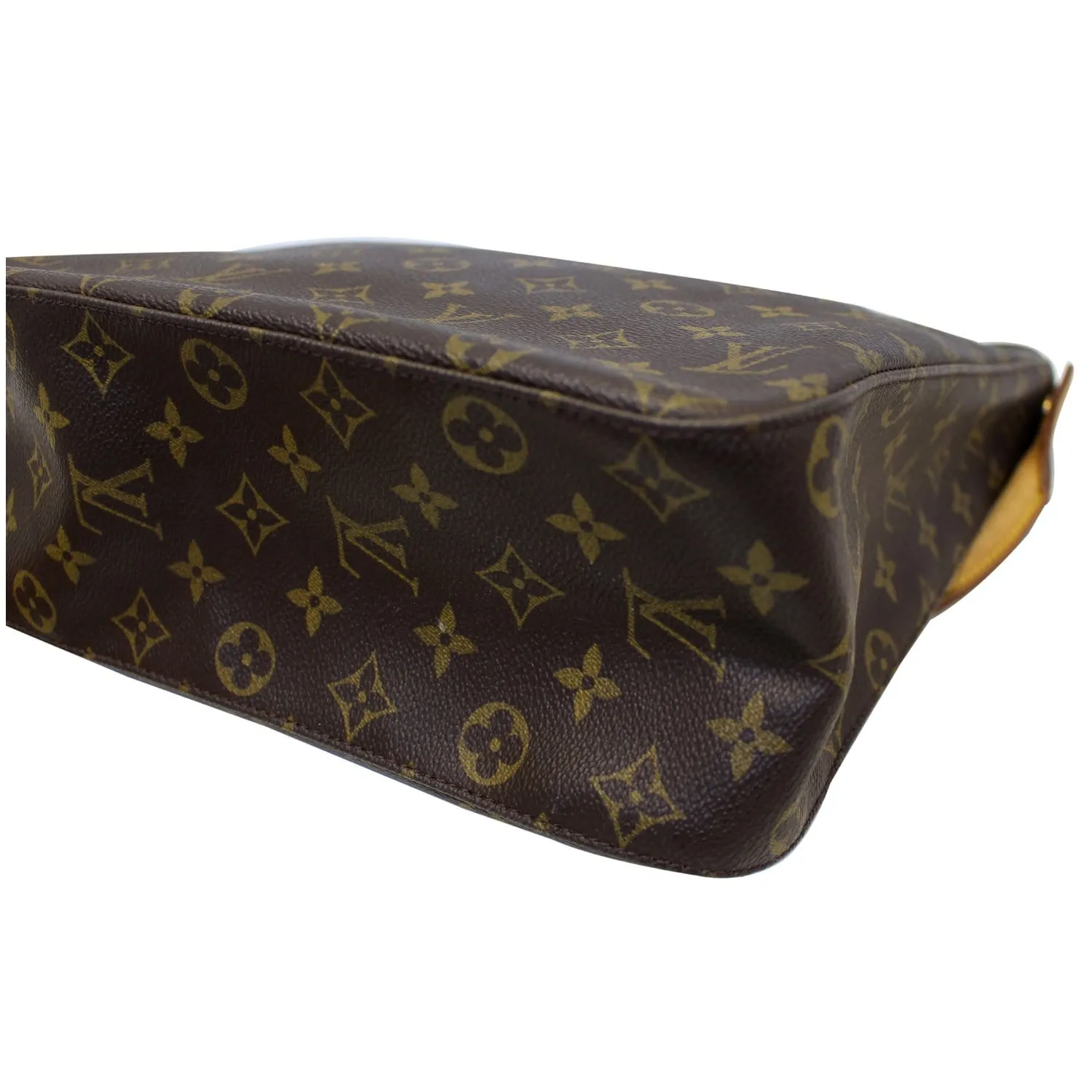 LOUIS VUITTON Monogram Canvas Looping GM Brown Shoulder Bag