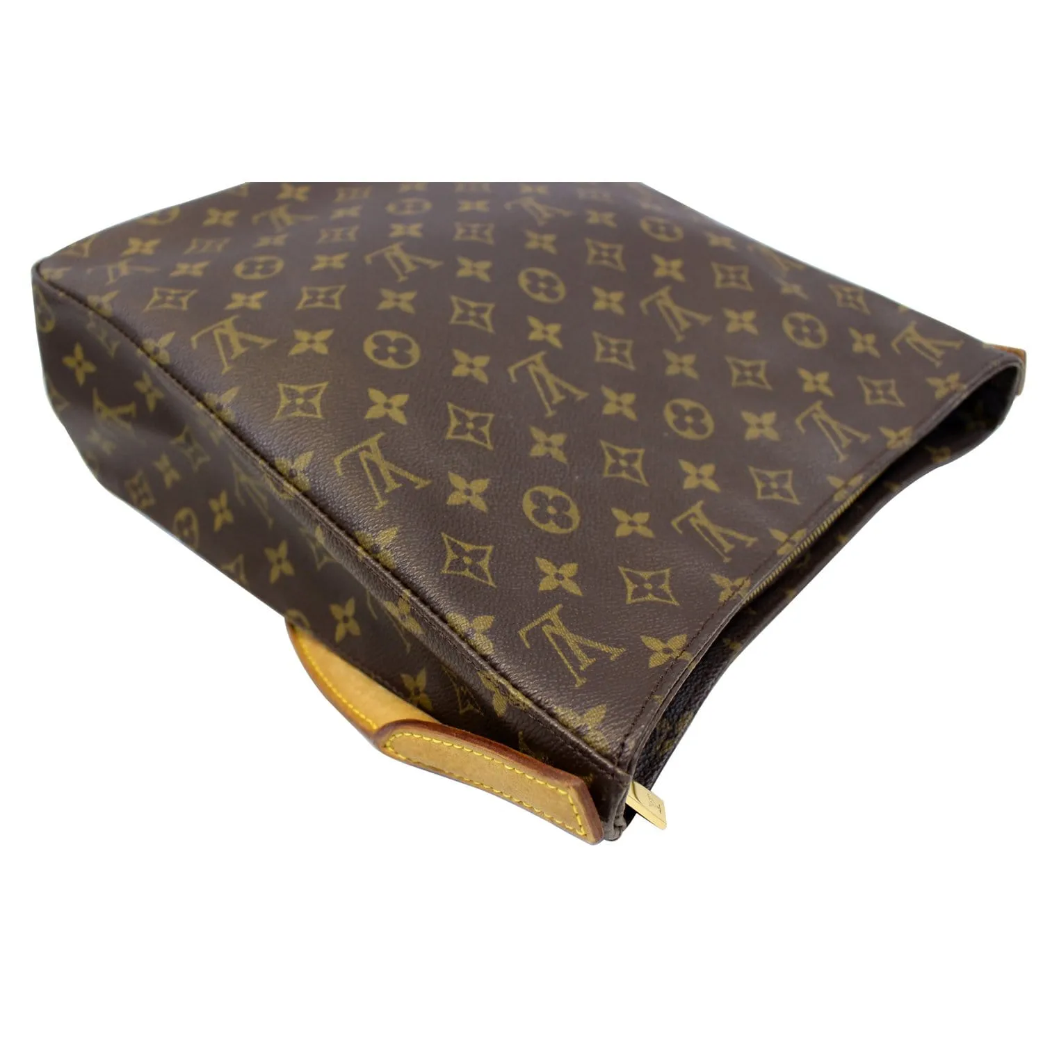 LOUIS VUITTON Monogram Canvas Looping GM Brown Shoulder Bag