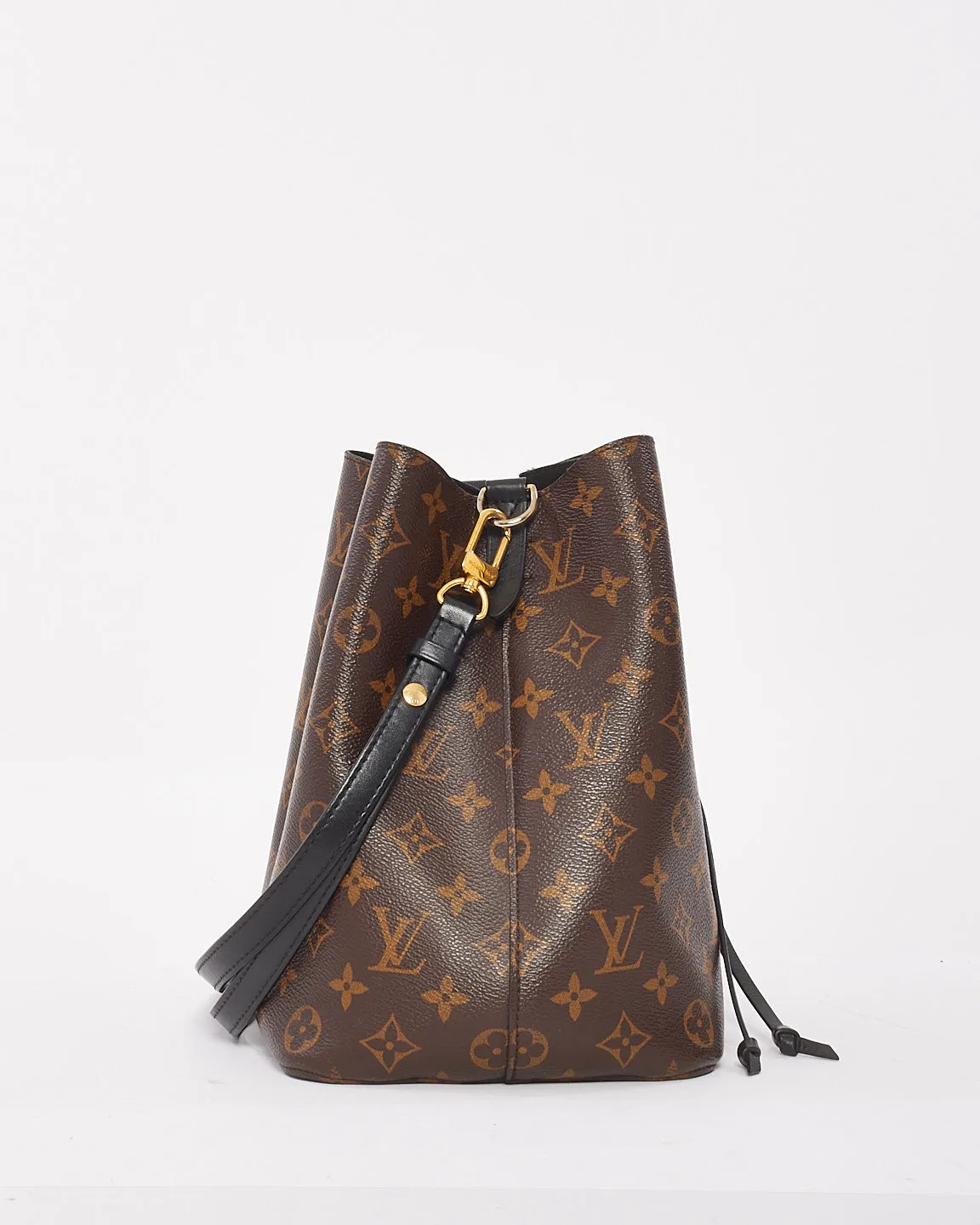 Louis Vuitton Monogram Coated Canvas Noir NéoNoé MM Bag