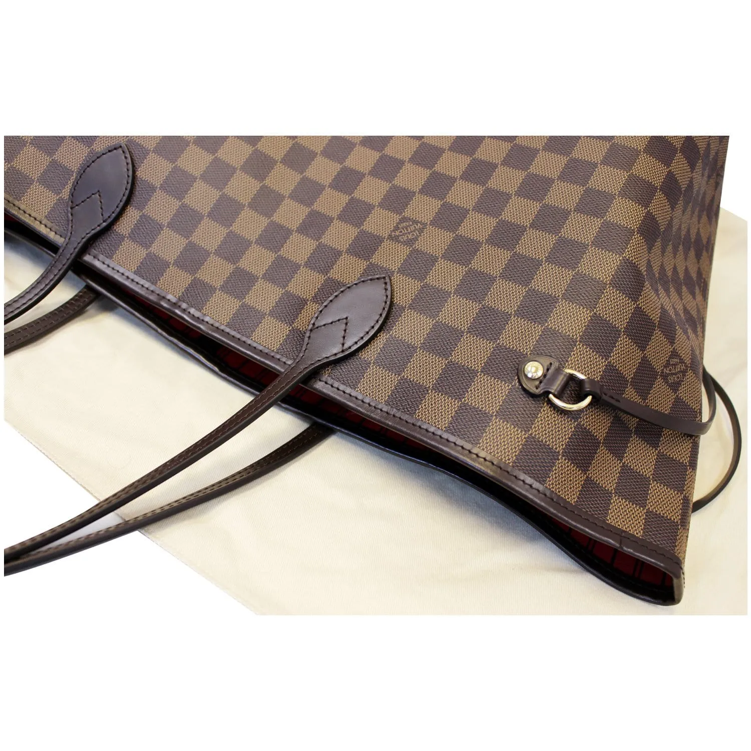 LOUIS VUITTON Neverfull GM Damier Ebene Tote Shoulder Bag