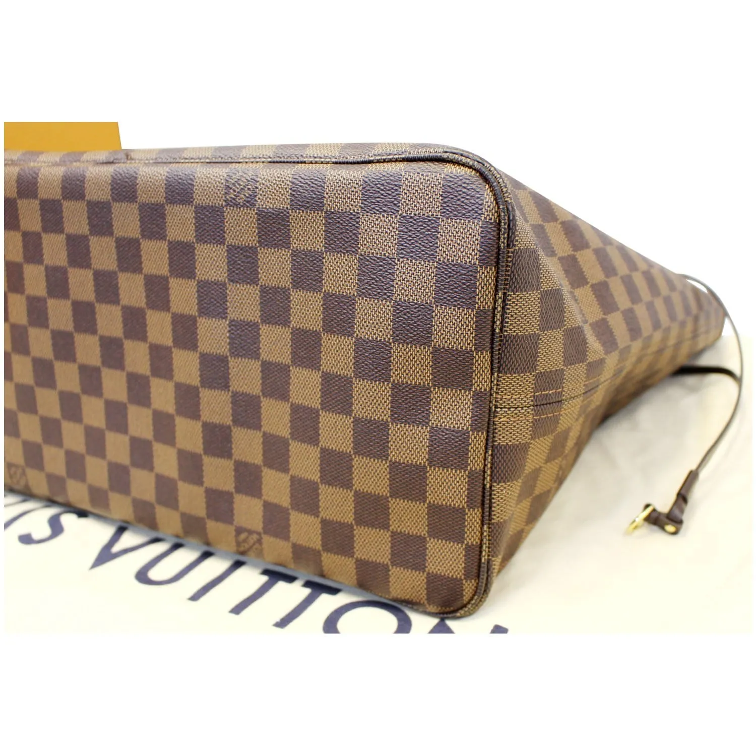 LOUIS VUITTON Neverfull GM Damier Ebene Tote Shoulder Bag