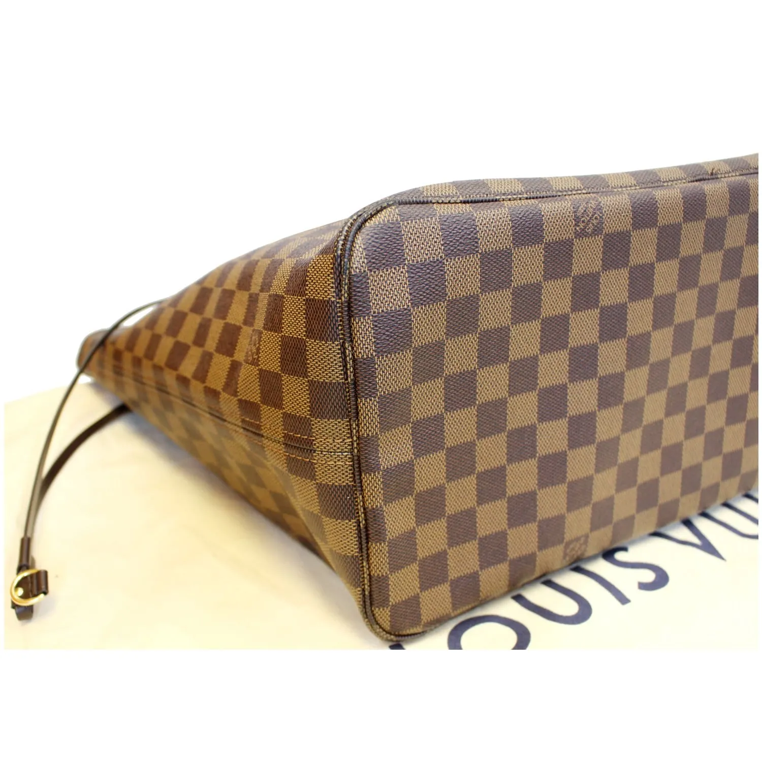 LOUIS VUITTON Neverfull GM Damier Ebene Tote Shoulder Bag