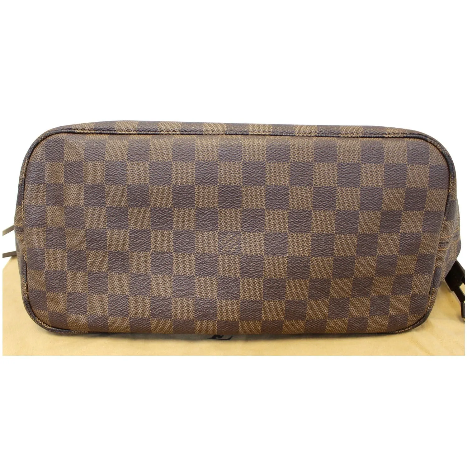 LOUIS VUITTON Neverfull MM Damier Ebene Tote Shoulder Bag