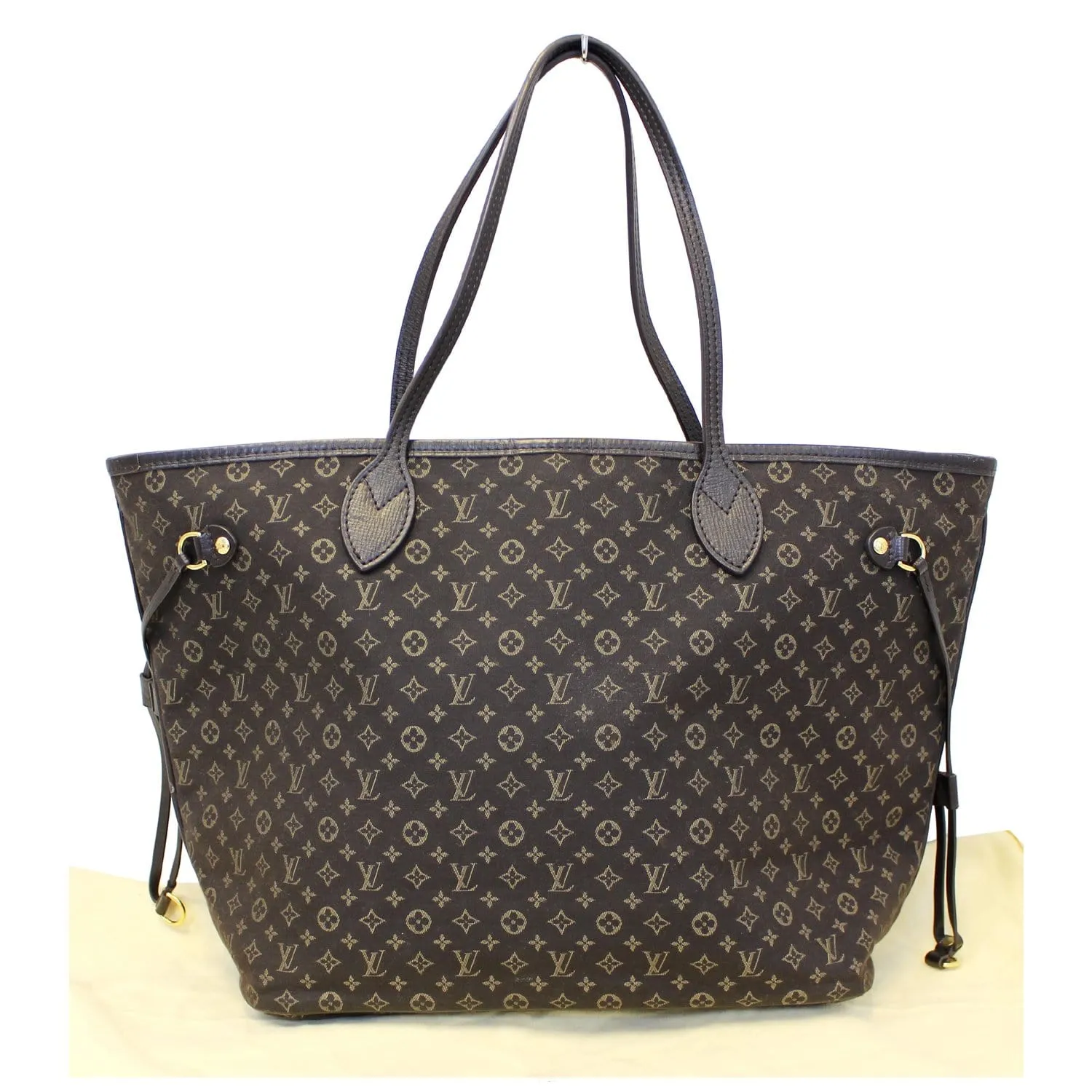 LOUIS VUITTON Neverfull MM Fusain Monogram Idylle Shoulder Bag