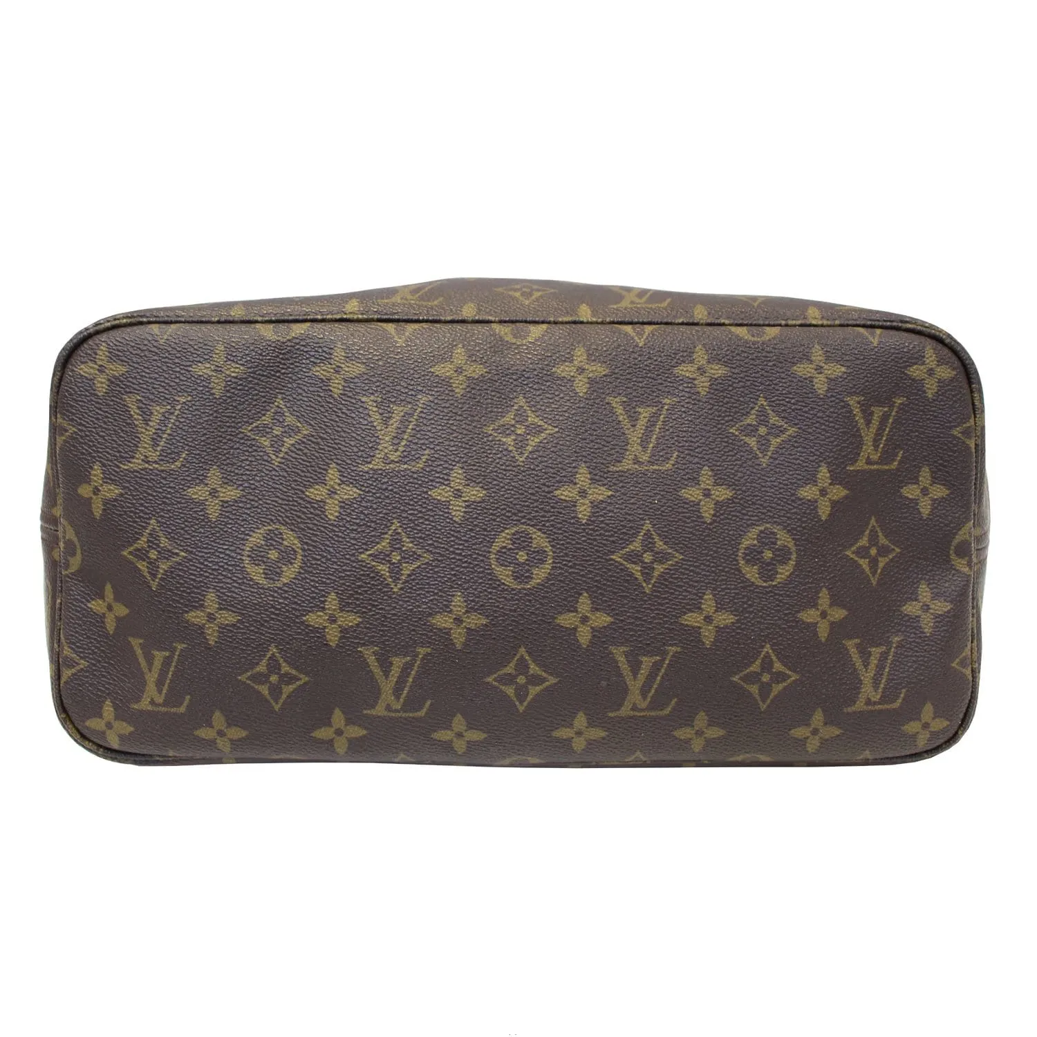 LOUIS VUITTON Neverfull MM Monogram Canvas  Brown Tote Bag
