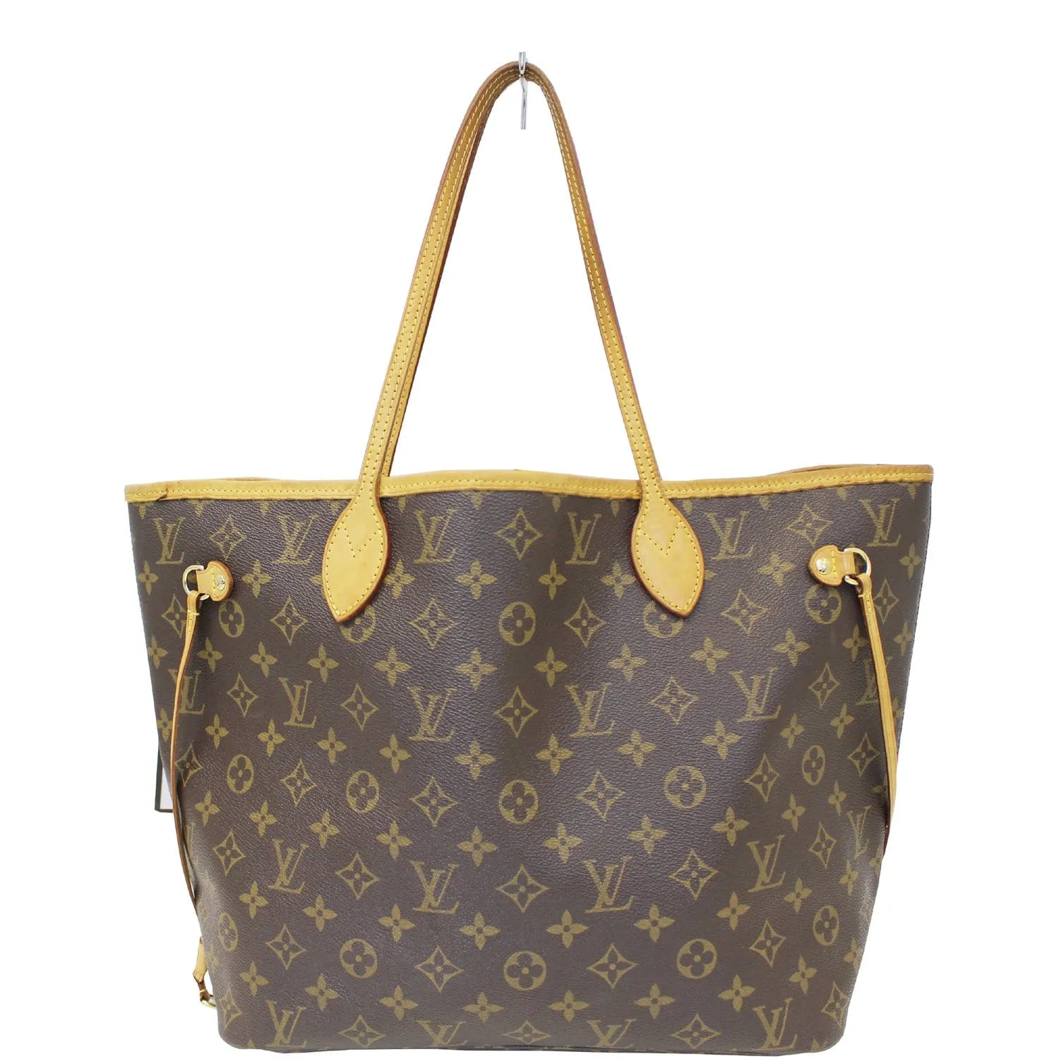 LOUIS VUITTON Neverfull MM Monogram Canvas  Brown Tote Bag