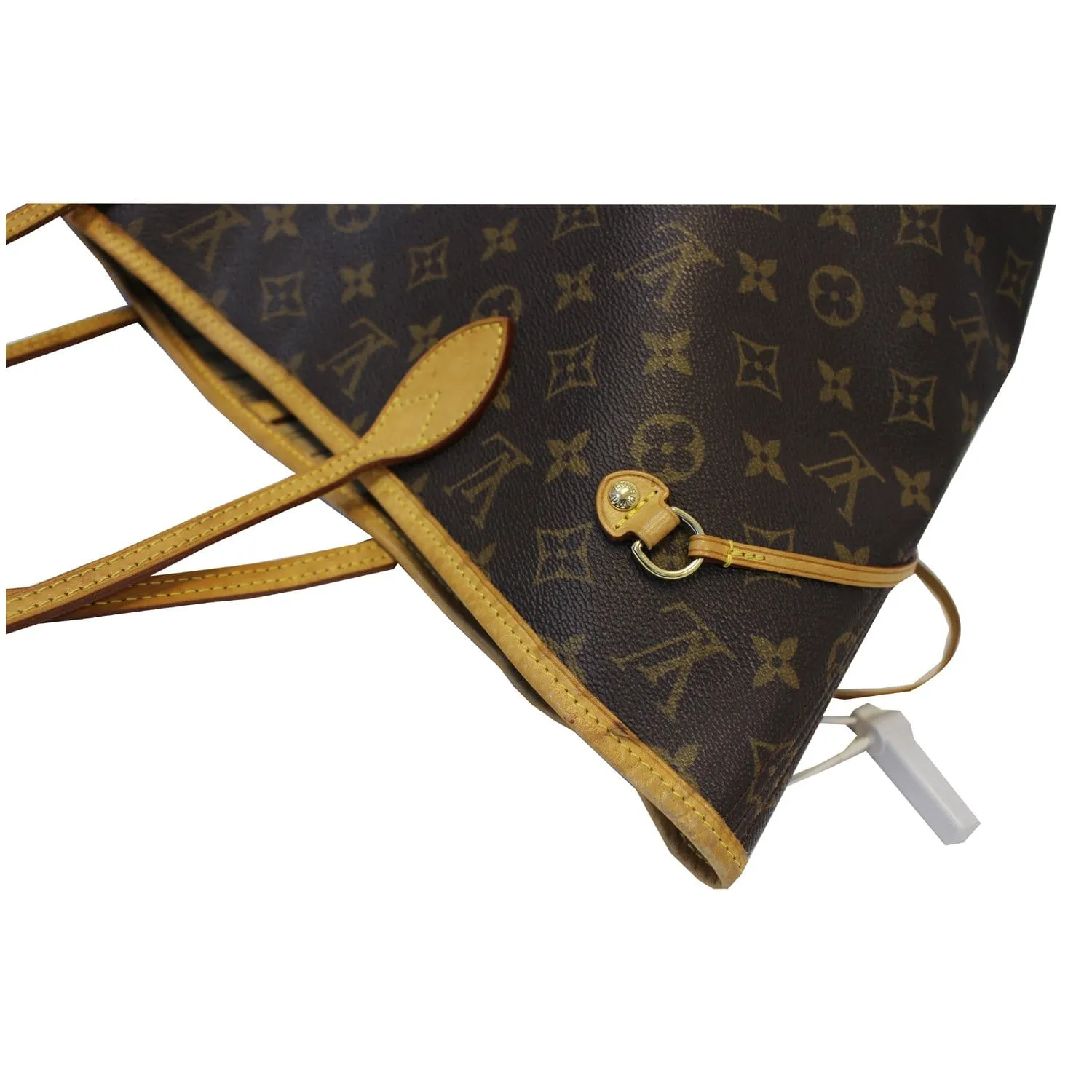 LOUIS VUITTON Neverfull MM Monogram Canvas  Brown Tote Bag