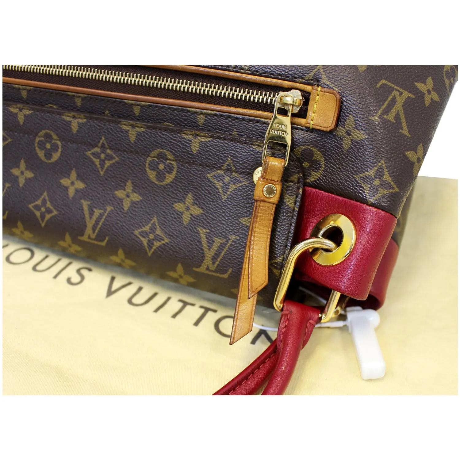 LOUIS VUITTON Olympe Aurore Monogram Canvas Satchel Shoulder Bag