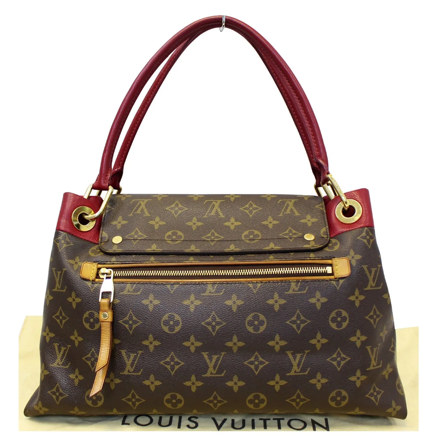 LOUIS VUITTON Olympe Aurore Monogram Canvas Satchel Shoulder Bag