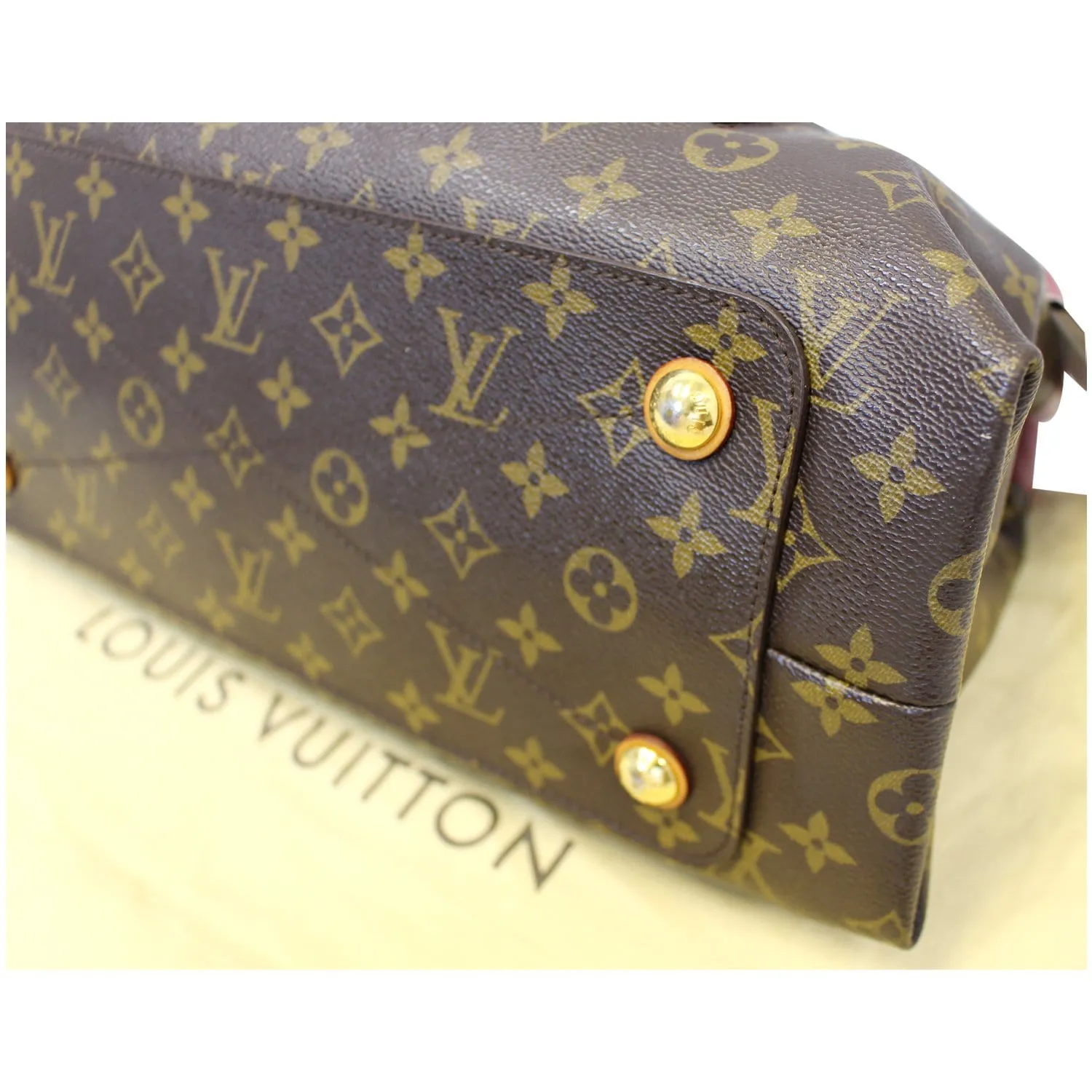 LOUIS VUITTON Olympe Aurore Monogram Canvas Satchel Shoulder Bag