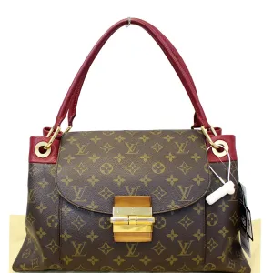 LOUIS VUITTON Olympe Aurore Monogram Canvas Satchel Shoulder Bag