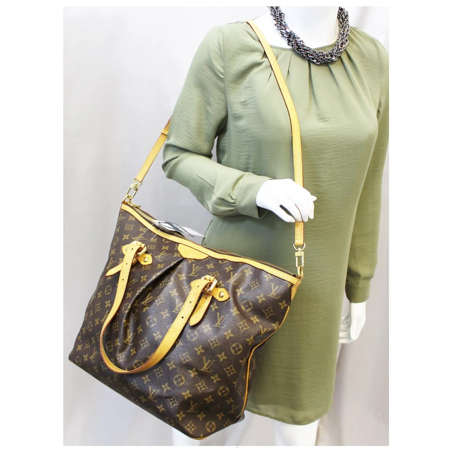 LOUIS VUITTON Palermo GM Monogram Canvas Tote Shoulder Bag