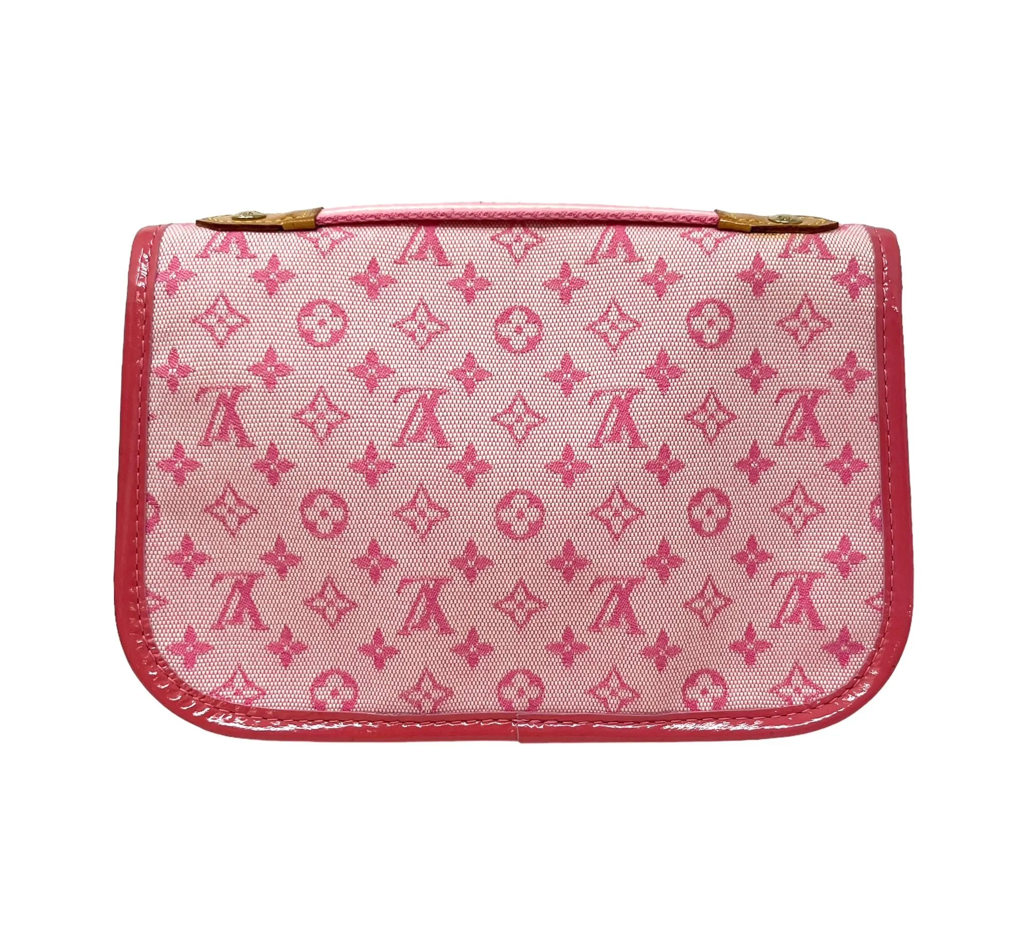 Louis Vuitton Pink Canvas Mini Top Handle