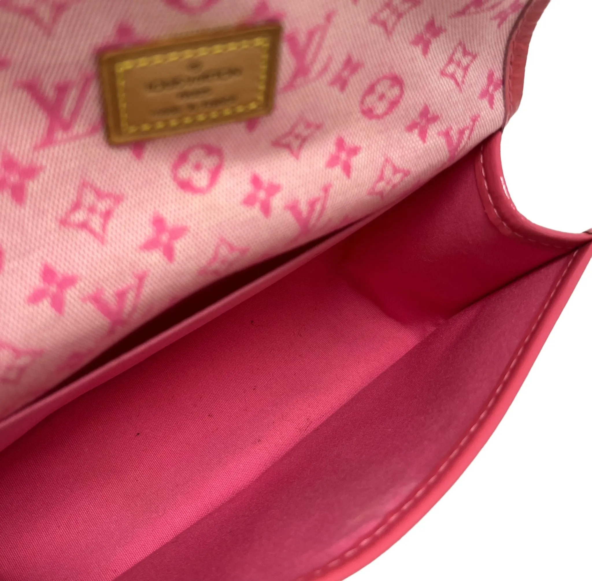 Louis Vuitton Pink Canvas Mini Top Handle