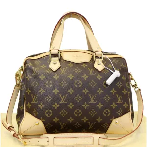 LOUIS VUITTON Retiro PM Monogram Canvas Shoulder Bag Brown