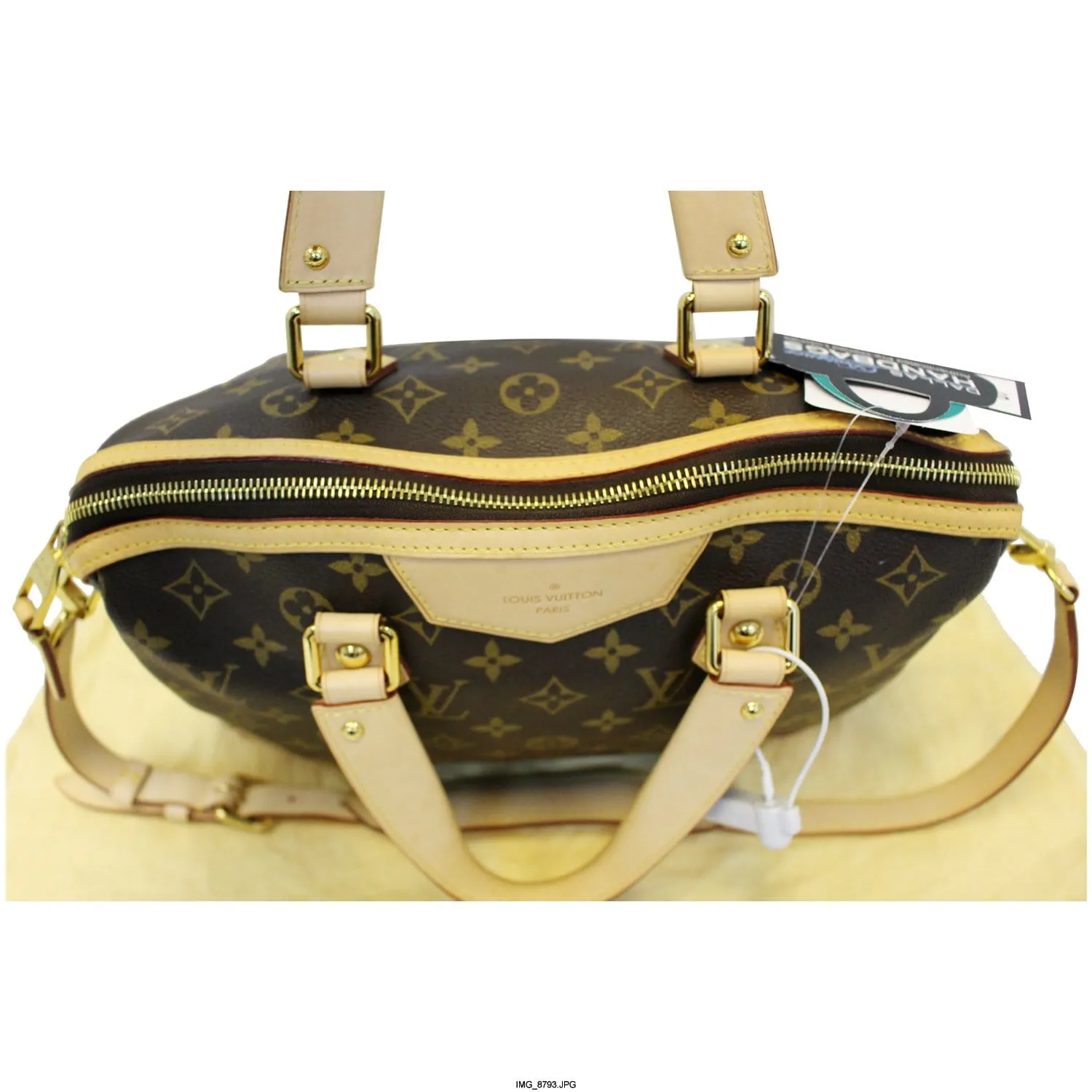 LOUIS VUITTON Retiro PM Monogram Canvas Shoulder Bag Brown