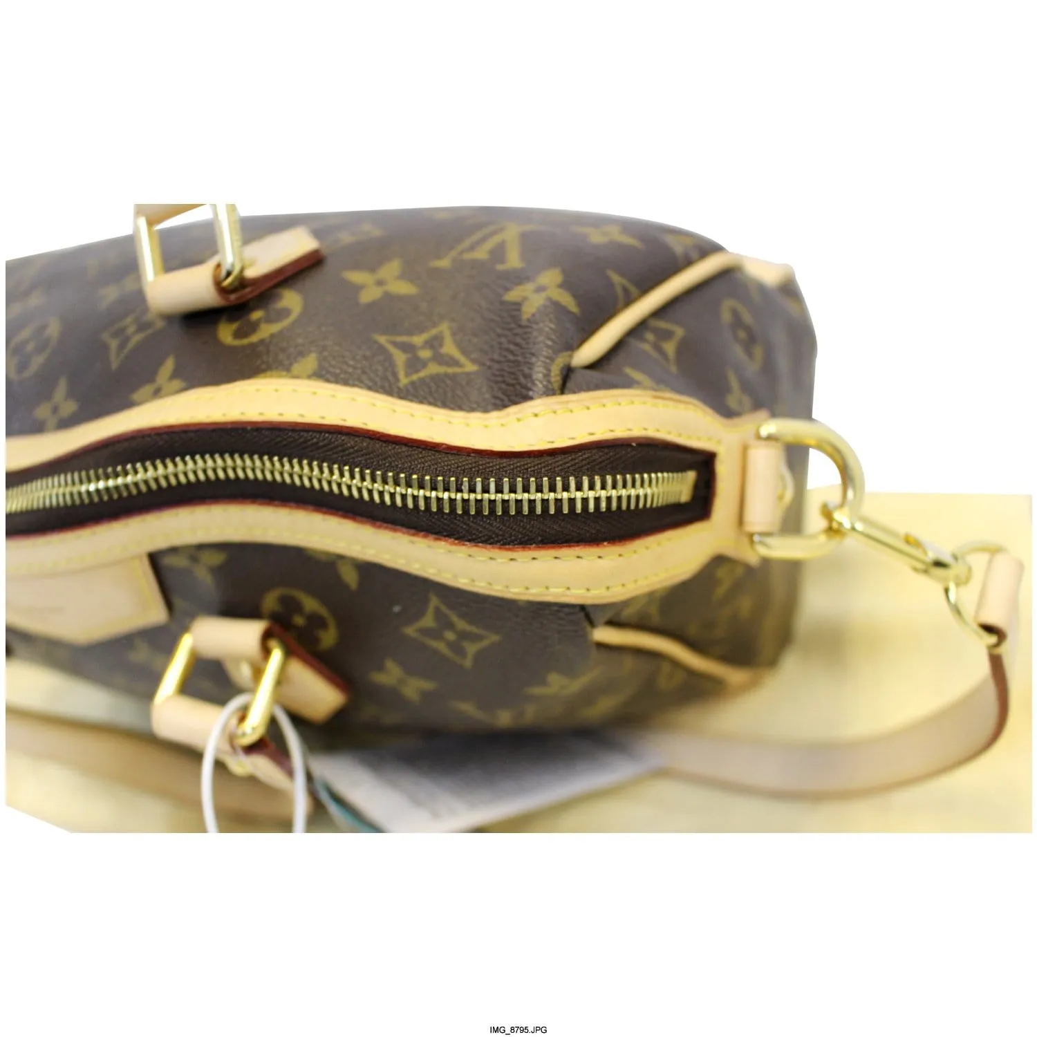 LOUIS VUITTON Retiro PM Monogram Canvas Shoulder Bag Brown