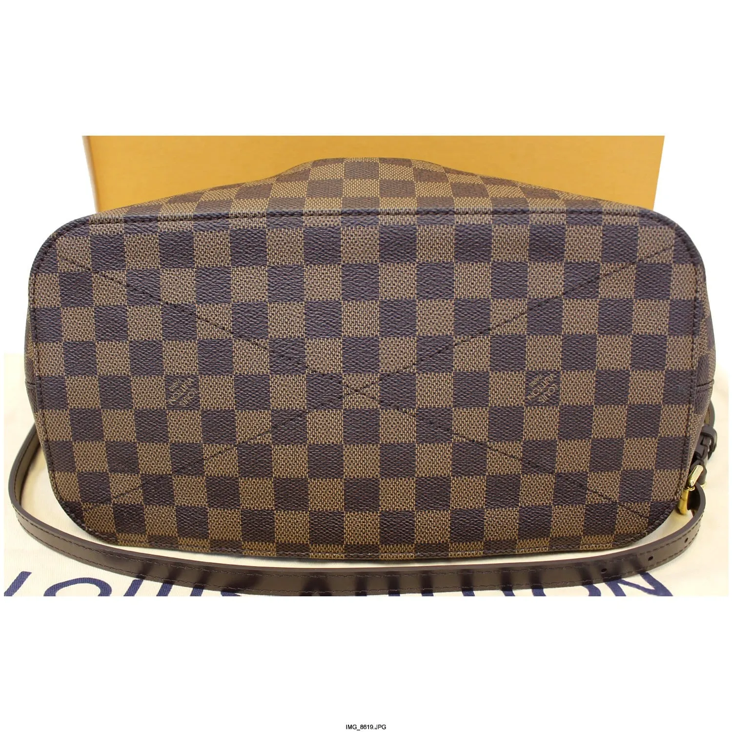 LOUIS VUITTON Siena GM Damier Ebene Shoulder Handbag