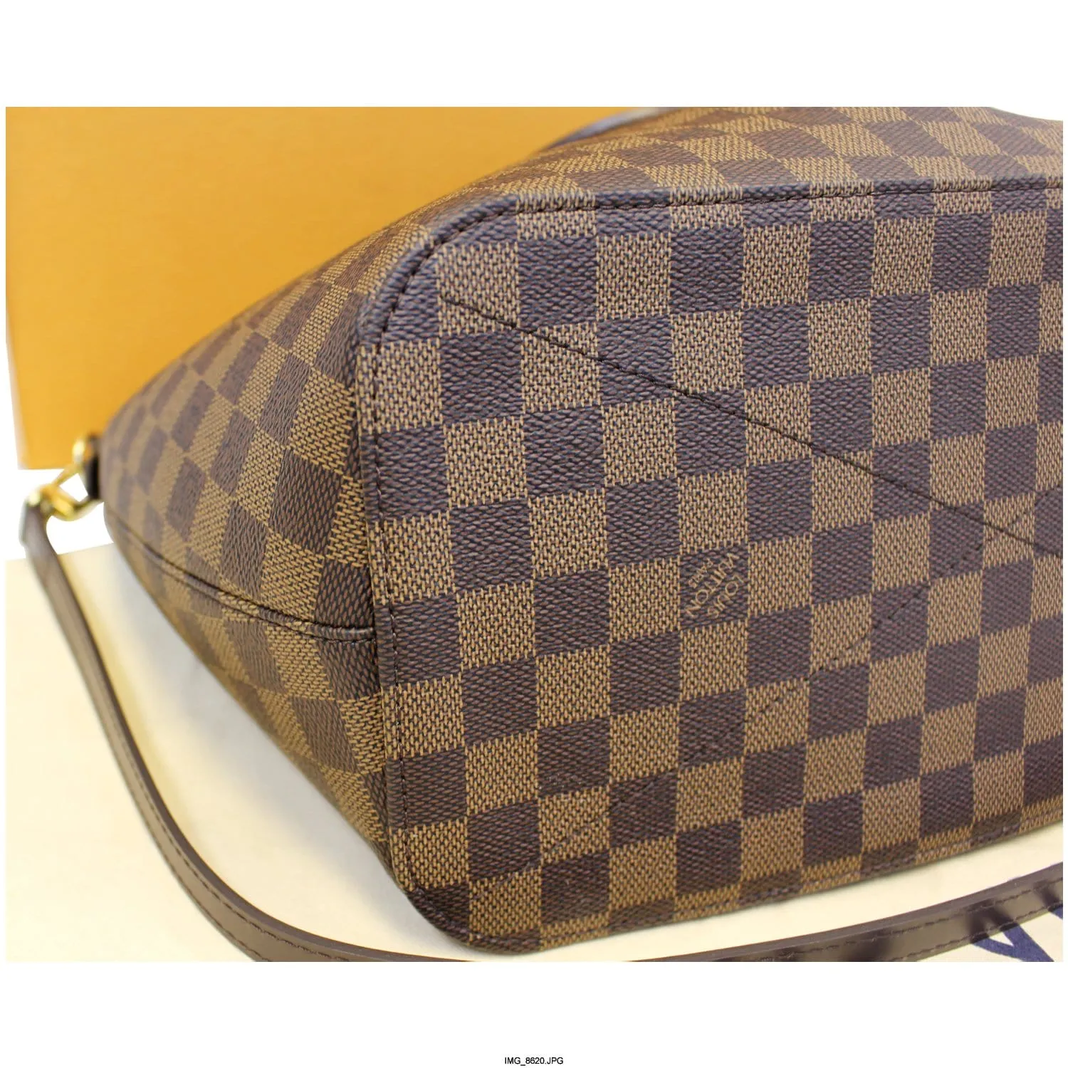 LOUIS VUITTON Siena GM Damier Ebene Shoulder Handbag
