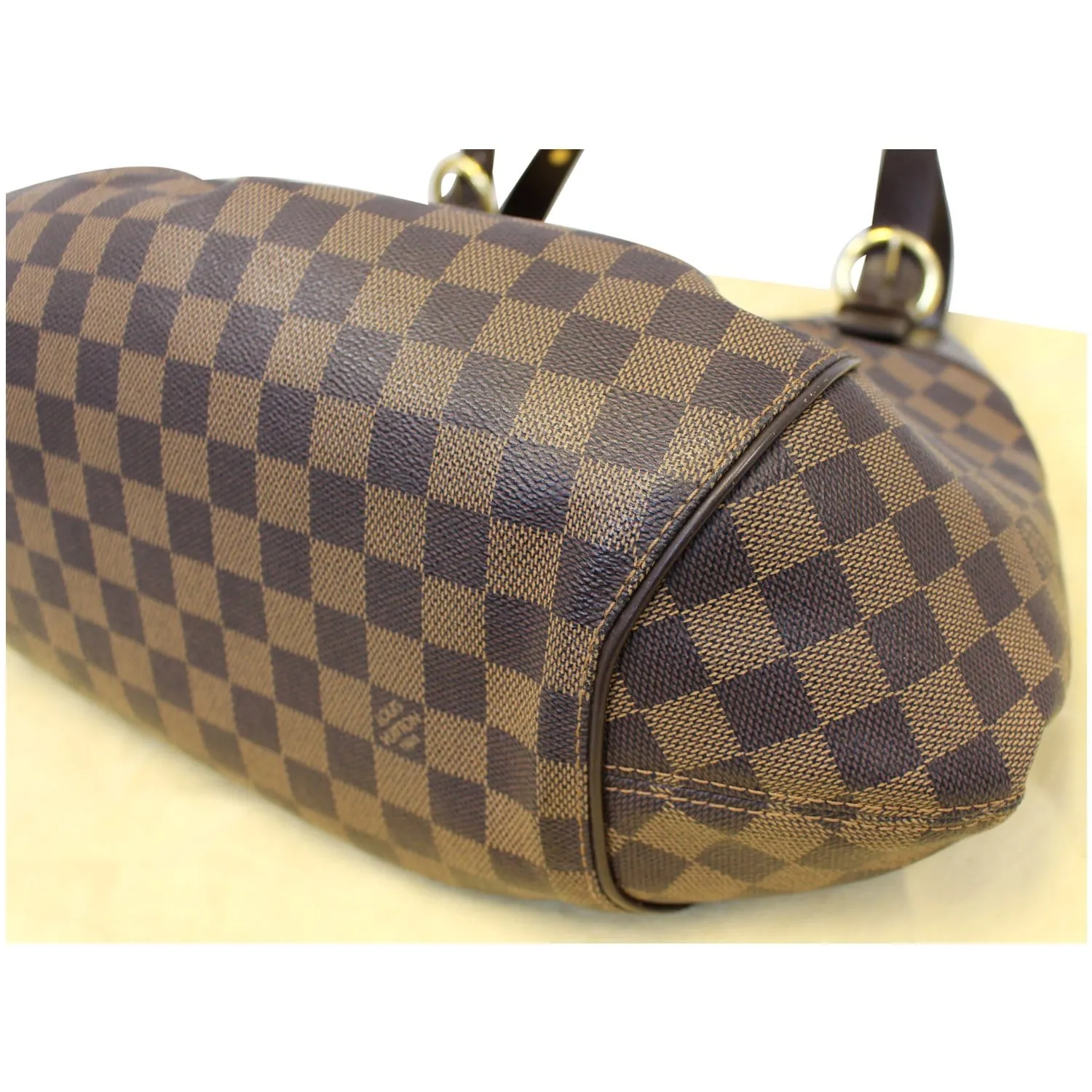 LOUIS VUITTON Sistina GM Damier Ebene Shoulder Handbag