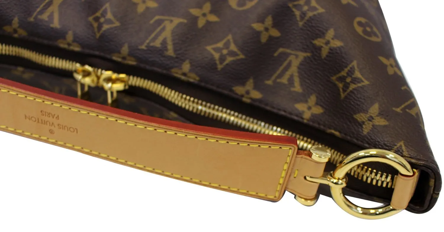 LOUIS VUITTON Sully MM Monogram Canvas  Shoulder Bag