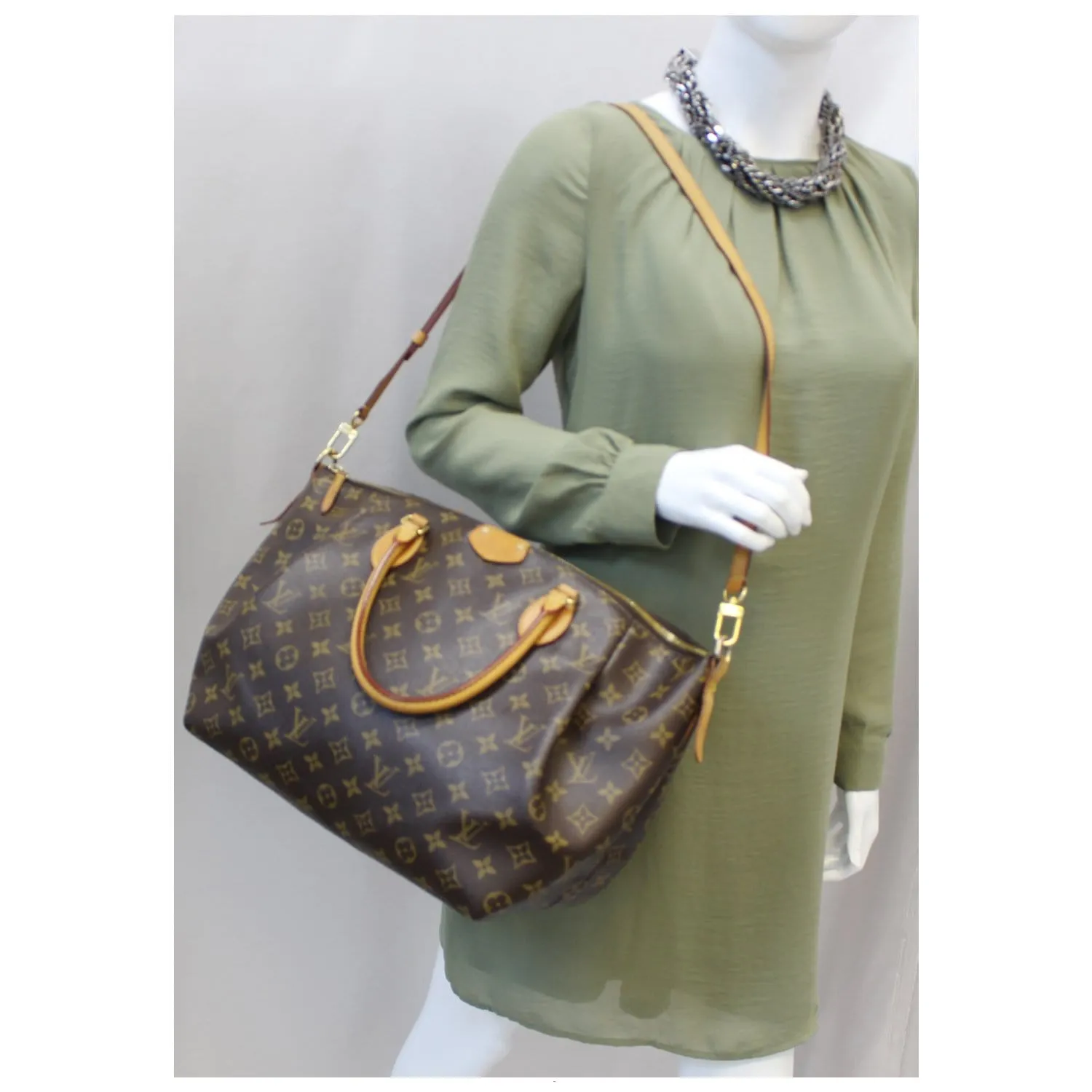 LOUIS VUITTON Turenne GM Monogram Canvas 2 Way Shoulder Bag