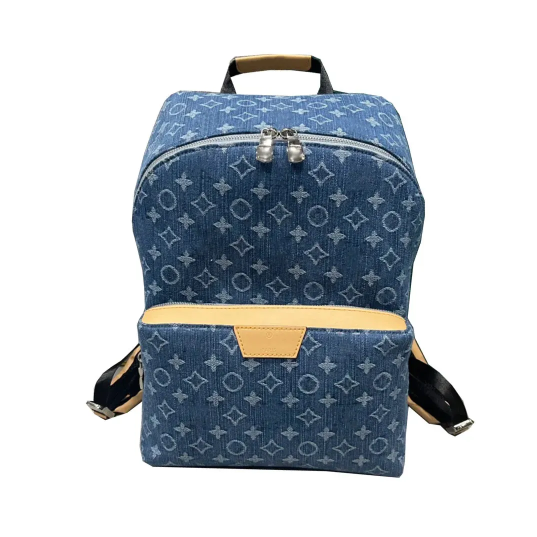 M43186 Mens Womens Apollo denim Backpack Shoulde Bags Diagonal Crossbody Bag Luxury Designer Handbags For Women Card Holder 40cm