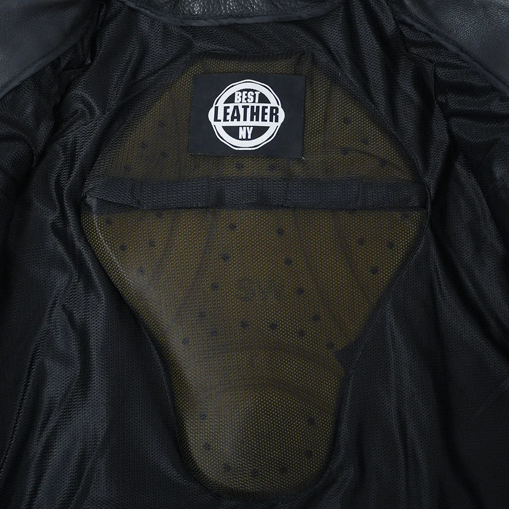 MARTIAL Motorcycle Twill/Leather Jacket