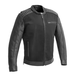 MARTIAL Motorcycle Twill/Leather Jacket