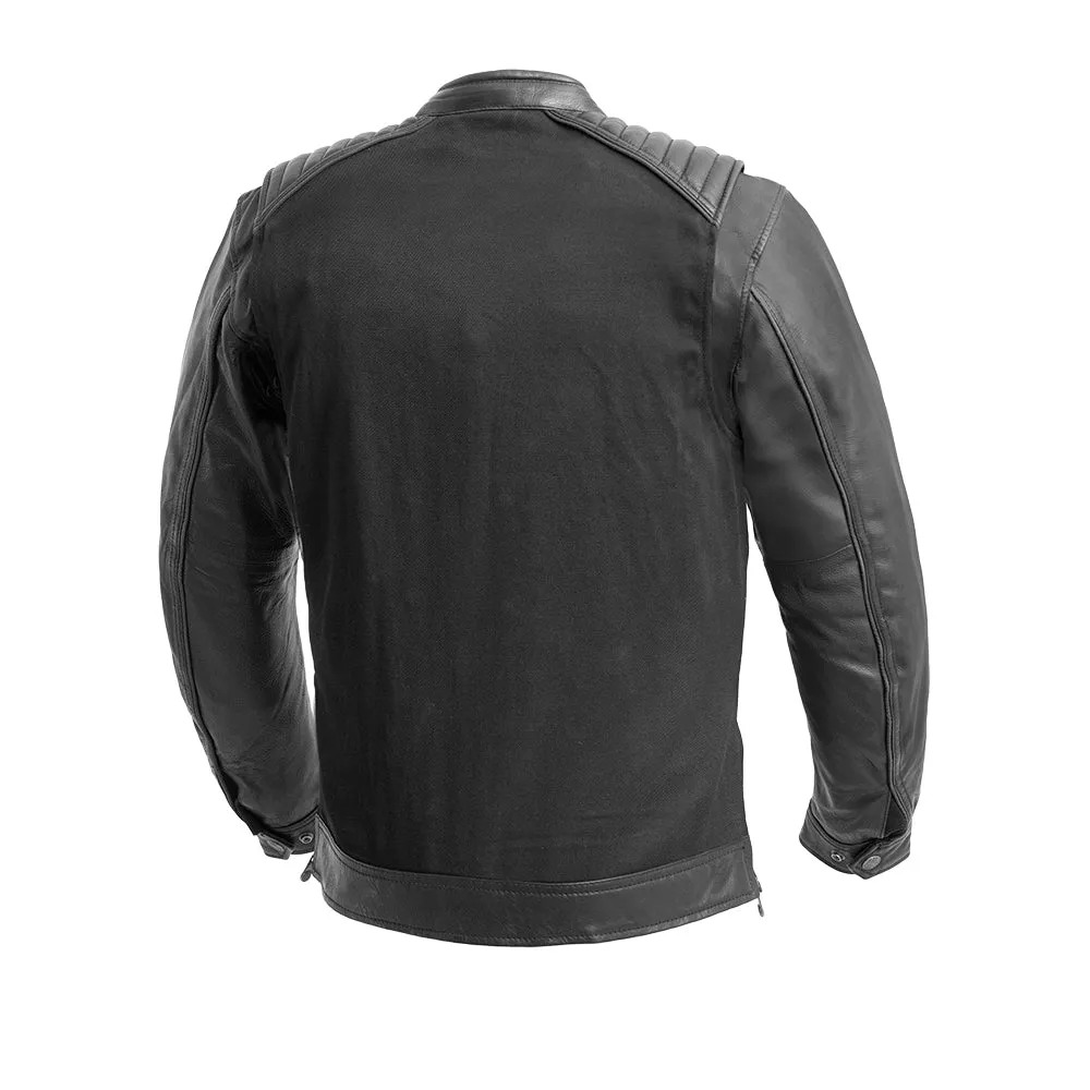 MARTIAL Motorcycle Twill/Leather Jacket
