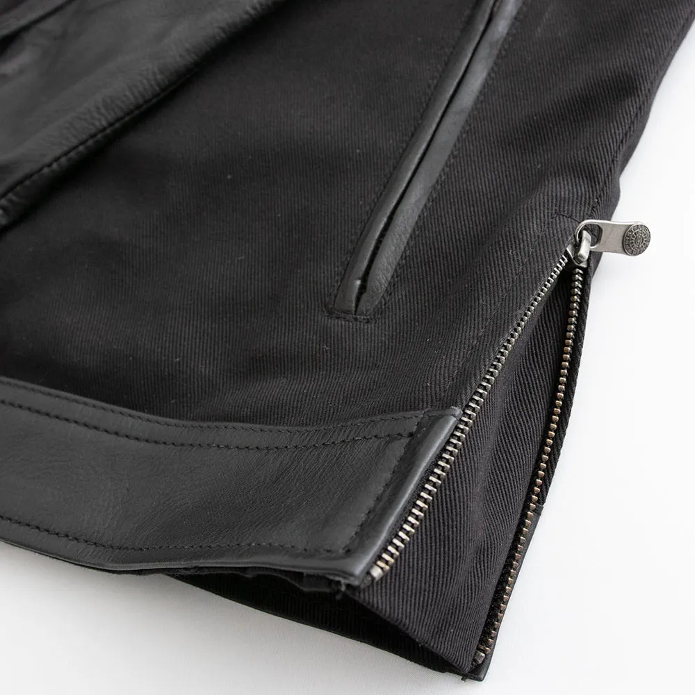 MARTIAL Motorcycle Twill/Leather Jacket