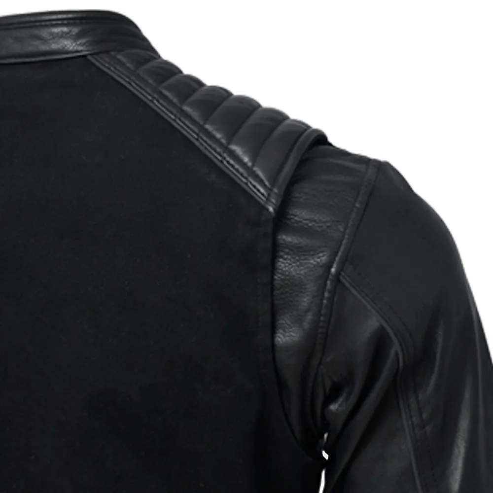 MARTIAL Motorcycle Twill/Leather Jacket