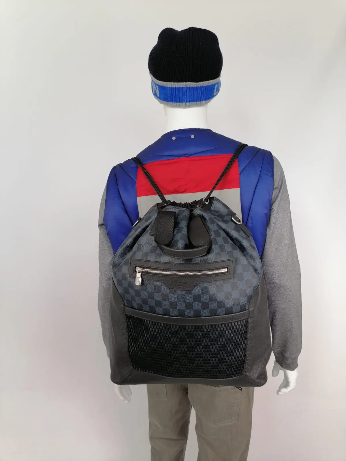 Matchpoint Hybrid Damier Cobalt Backpack