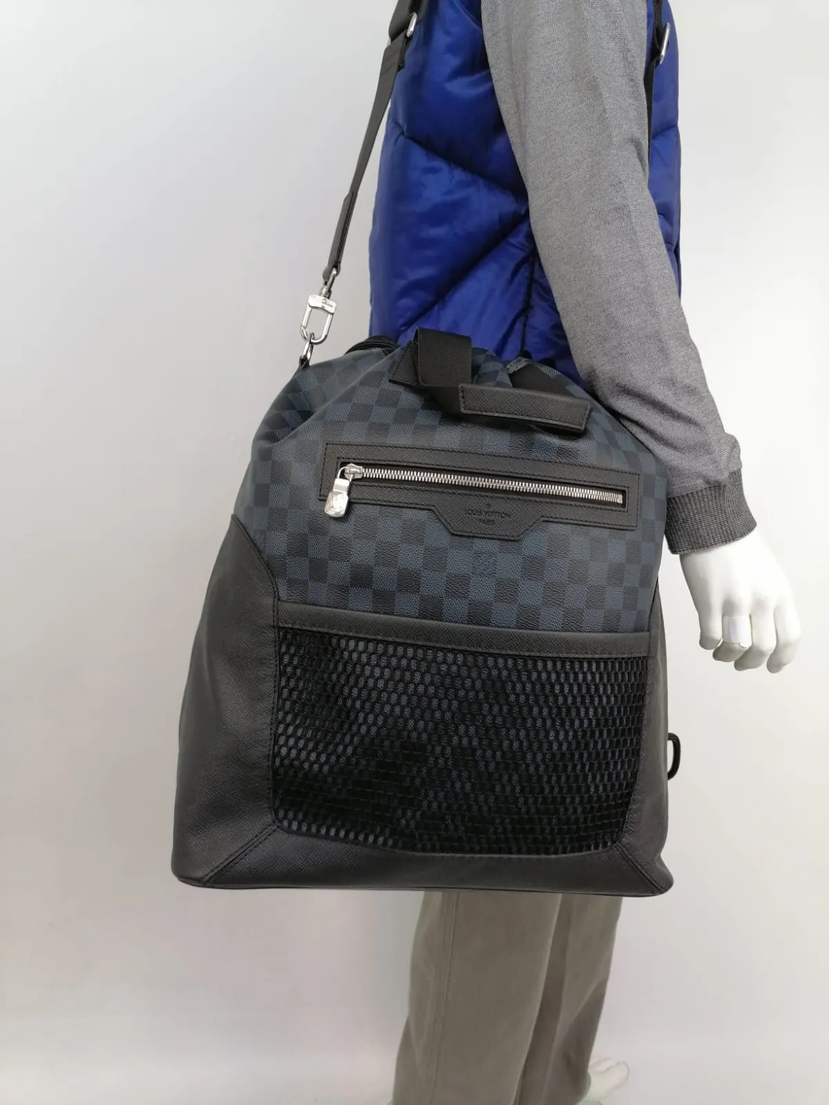 Matchpoint Hybrid Damier Cobalt Backpack