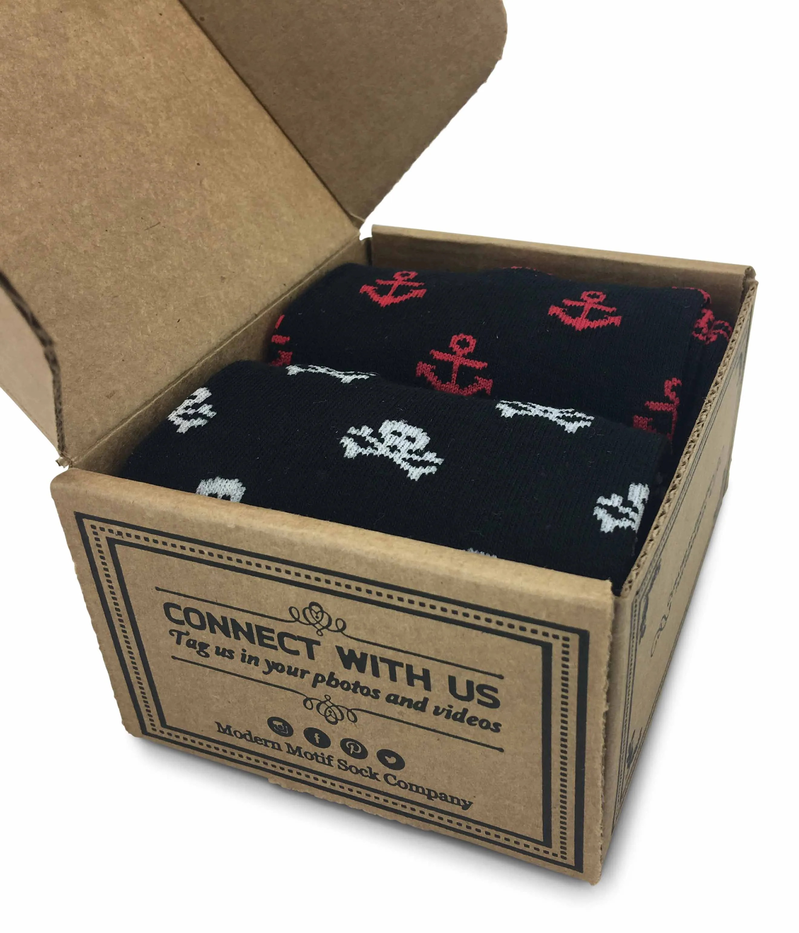 Men Novelty Fashion Dress Socks-2 Pair Fancy Power Sock-Fun Colorful Theme Socks