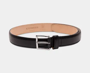 Men's 30mm Waxy Leather Belt - Black