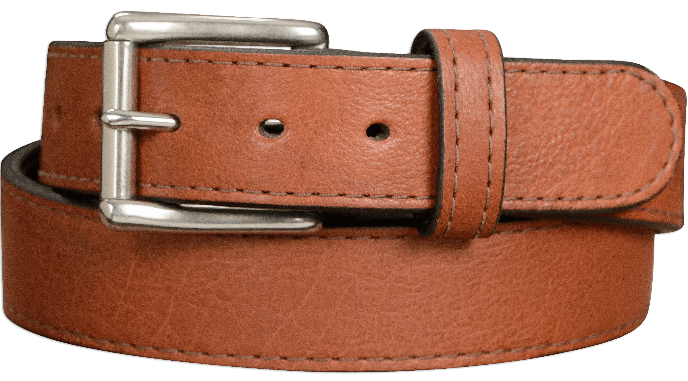 Men's Brown American Bison Max Thickness Gun Belt