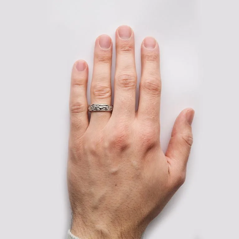 Mens Claddagh Wedding Ring SM-14IC11