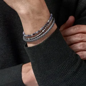 Men's Gray Bracelet Stack